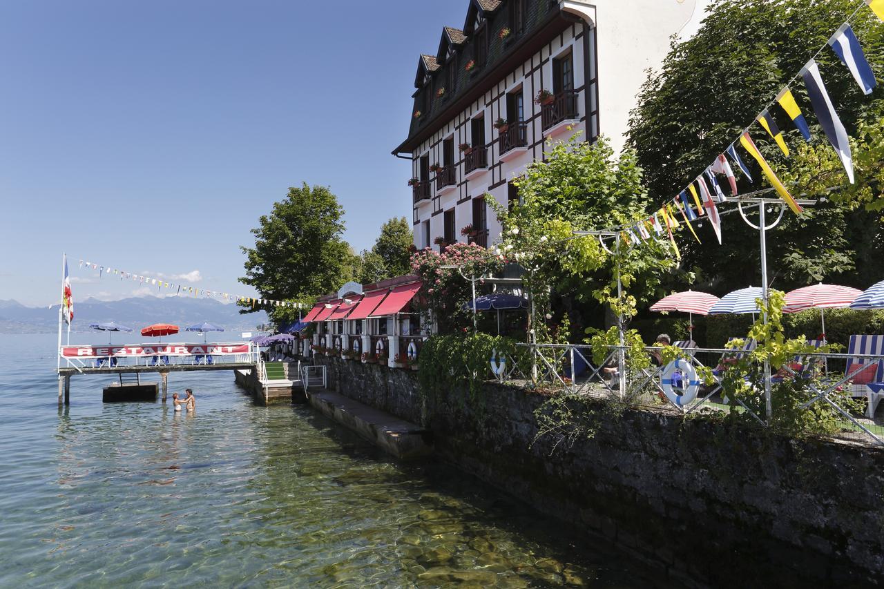 Hotel Les Cygnes Évian-les-Bains Exterior foto