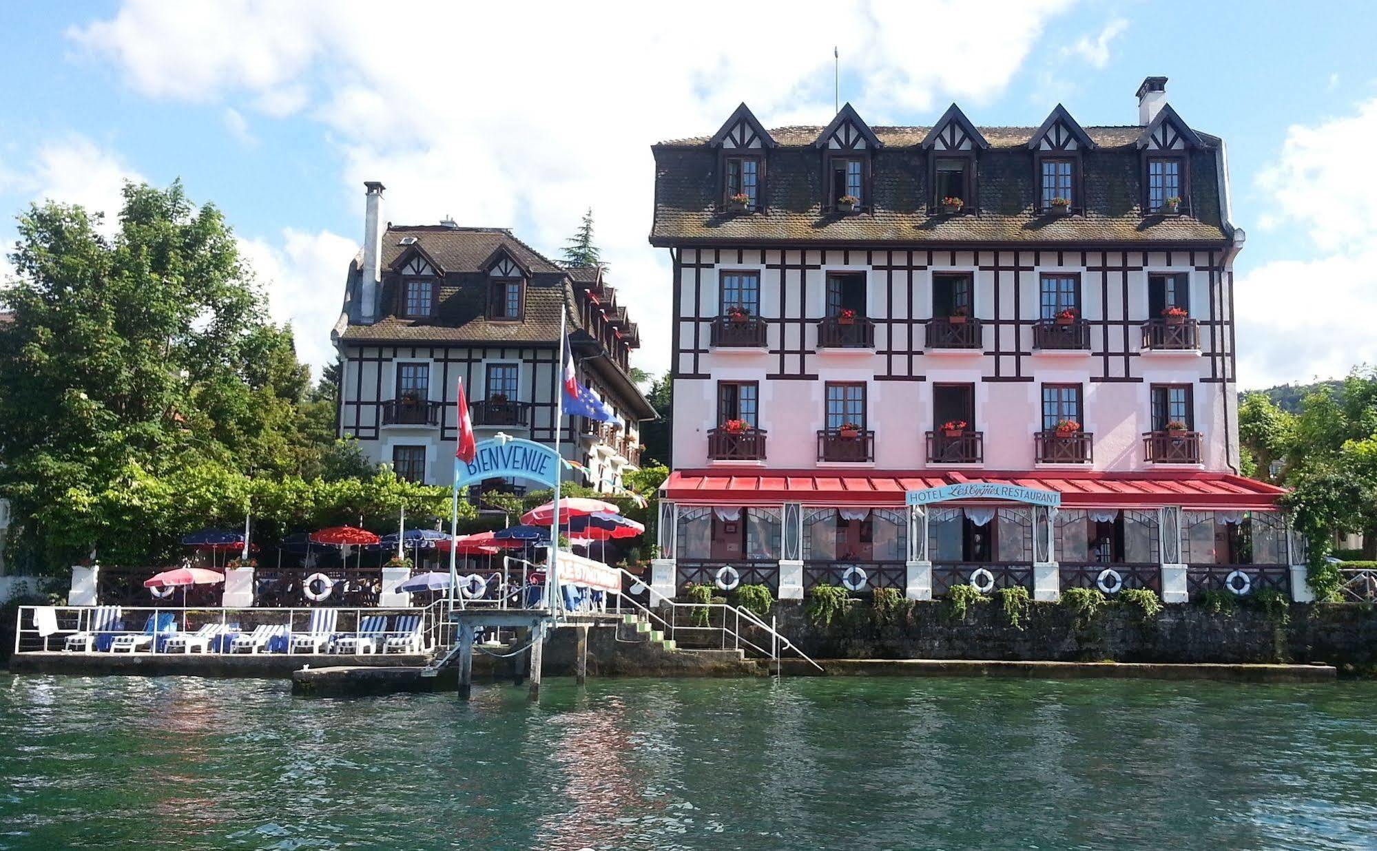 Hotel Les Cygnes Évian-les-Bains Exterior foto
